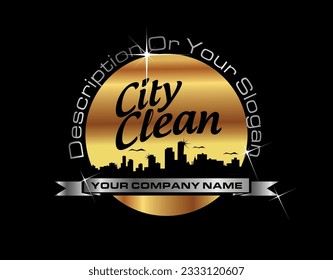 Cleaning  Company Logo, Clean The World,Stylish Logo, BestChoice,Elegant Logo Design,Elegance , Premium Looking 