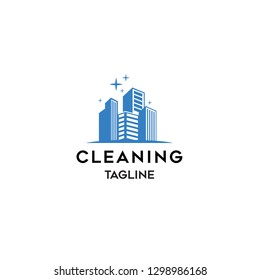 Cleaning company logo template