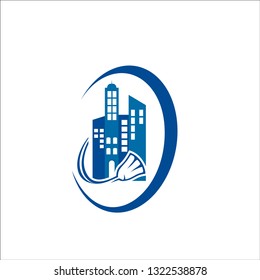 Cleaning Creative Concept Logo Design Template, Emblem, Design Concept, Creative Symbol, Icon - Vector 