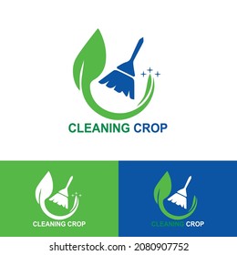 Plantilla de logotipo de limpieza del recorte 