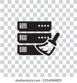 cleaning database icon , data icon