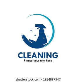 Cleaning design logo template illustration