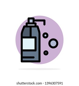 Cleaning, Detergent, Product Abstract Circle Background Flat color Icon