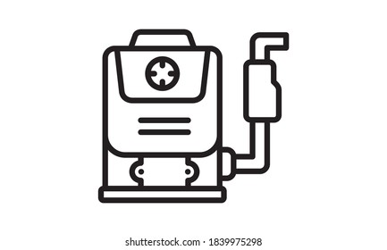 Cleaning and disinfecting coronavirus. Atomizer and sprayer. Vector illustration flat design. 