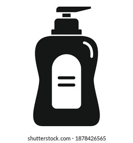 Cleaning dispenser soap icon. Simple illustration of cleaning dispenser soap vector icon for web design isolated on white background