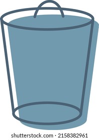Cubierta de limpieza de polvo, ilustración, vector sobre un fondo blanco.