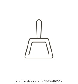 Cleaning dust, cleaning floor icon. Simple element illustration from UI concept.