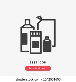 Cleaning elements icon vector