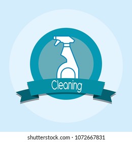cleaning emblem design