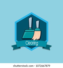 cleaning emblem design