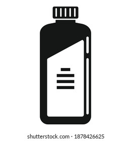 Cleaning equipment bottle icon. Simple illustration of cleaning equipment bottle vector icon for web design isolated on white background
