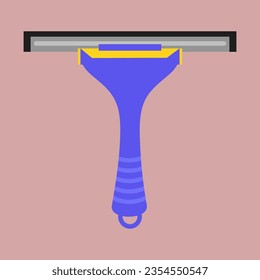 Cleaning equipment for housekeeping simple icon. Service wet and dry house cleaning. Isolated icons