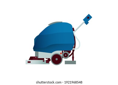 Equipo de limpieza. Ilustración moderna de vectores de estilo plano. Herramientas de limpieza. Plantilla de medios sociales.