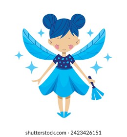 Cleaning Fairy Cartoon woman girl