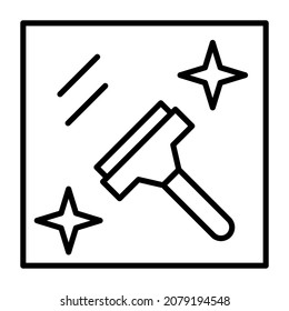 Cleaning Glass icon vector image. Can also be used for web apps, mobile apps and print media.