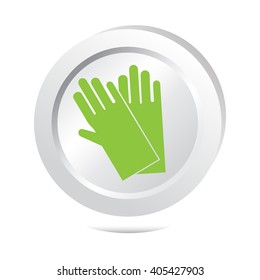 cleaning gloves icon