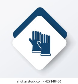 cleaning gloves icon