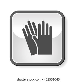 cleaning gloves icon