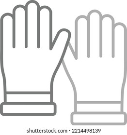 Cleaning Gloves vector icon. Can be used for printing, mobile and web applications.