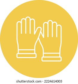 Cleaning Gloves vector icon. Can be used for printing, mobile and web applications.