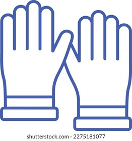 Cleaning Gloves vector icon. Can be used for printing, mobile and web applications.