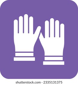 Cleaning Gloves vector icon. Can be used for printing, mobile and web applications.