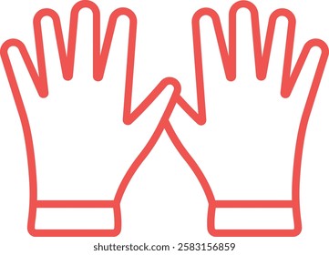 Cleaning Gloves vector icon. Can be used for printing, mobile and web applications.