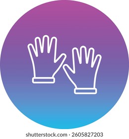 Cleaning Gloves vector icon. Can be used for printing, mobile and web applications.