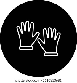 Cleaning Gloves vector icon. Can be used for printing, mobile and web applications.