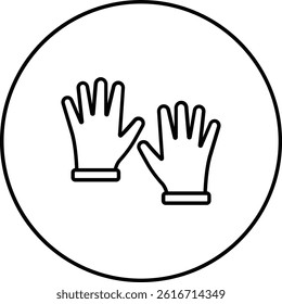 Cleaning Gloves vector icon. Can be used for printing, mobile and web applications.