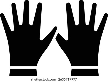 Cleaning Gloves vector icon. Can be used for printing, mobile and web applications.