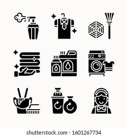 Cleaning of Glyph vector icons