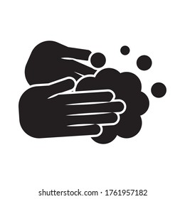 cleaning hand soap , silhouette style icon vector illustration design