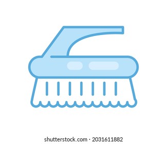 cleaning handle brush isolated icon