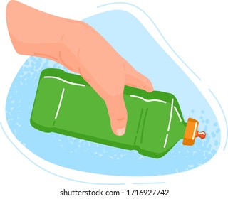 Cleaning hands stop covid, virus washing domestic tools. Disinfection equipment, sanitation isolated on white human hands cleaner service, housework set. Hygiene cleanup chores vector illustration.