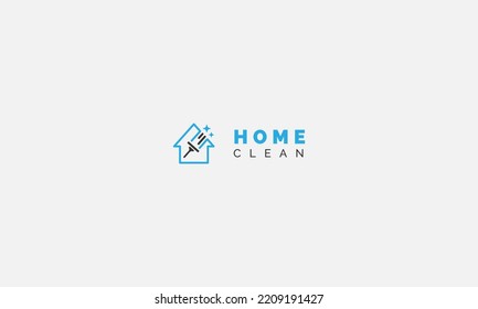 Cleaning Home Logo Icon Design Vector