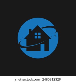 Plantilla de Vector de logotipo de servicio doméstico de limpieza