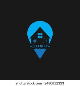 Cleaning Home Service Logo Vector Template