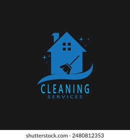 Cleaning Home Service Logo Vector Template