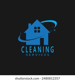 Cleaning Home Service Logo Vector Template