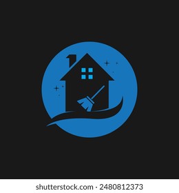 Cleaning Home Service Logo Vector Template