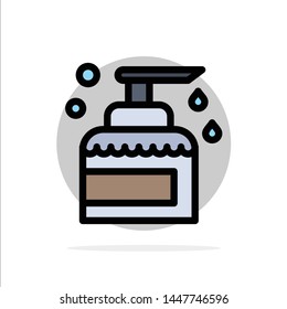 Cleaning, House, Keeping, Product, Spray Abstract Circle Background Flat color Icon