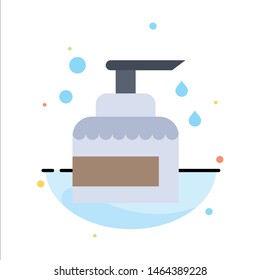 Cleaning, House, Keeping, Product, Spray Abstract Flat Color Icon Template. Vector Icon Template background