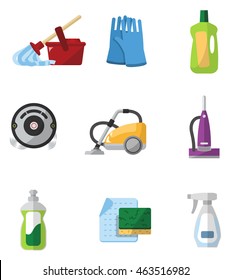 Cleaning and Housekeeping Icon-set