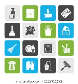 Cleaning and Hygiene icons  - vector icon set 