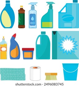 cleaning and hygiene products. known packaging.