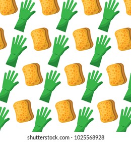 cleaning hygiene sponge and gloves wallpaper