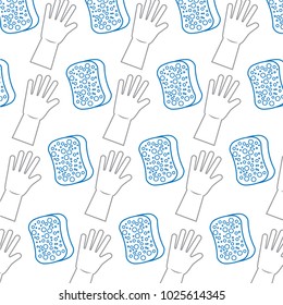 cleaning hygiene sponge and gloves wallpaper