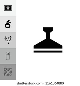 Cleaning icon. collection of 6 cleaning filled and outline icons such as clean, spray bottle, window squeegee. editable cleaning icons for web and mobile.