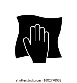 Cleaning icon, cleaning company, logo isolated on white background